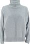 Fedeli Dameskleding Gebreide kleding Quiete Aw23 Gray Dames - Thumbnail 1