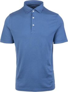 Fedeli Polo Shirt Blauw Heren