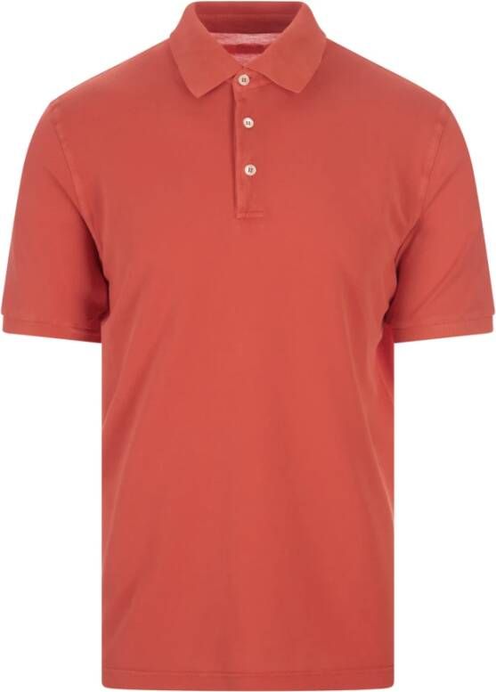 Fedeli Polo Shirt Oranje Heren