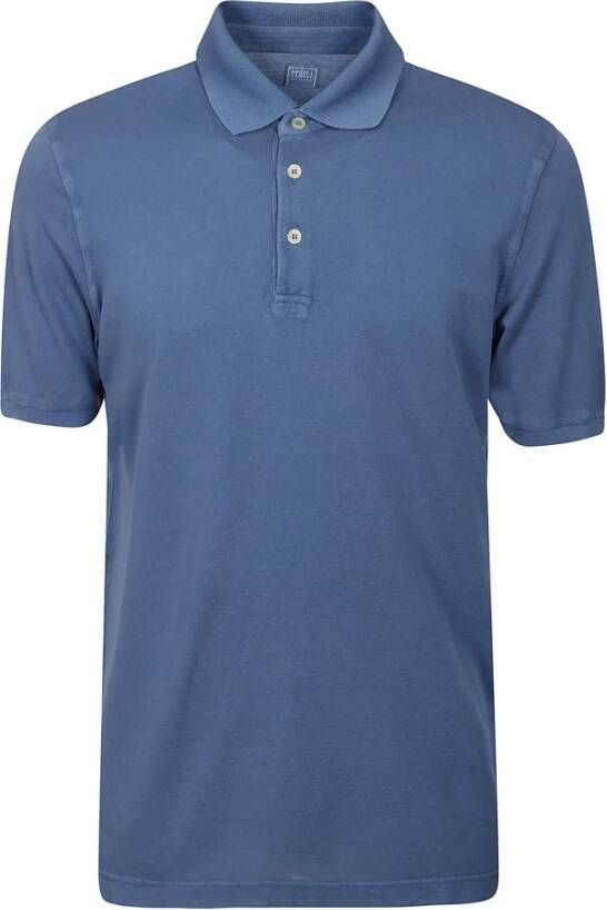 Fedeli Polo Shirts Blauw Heren