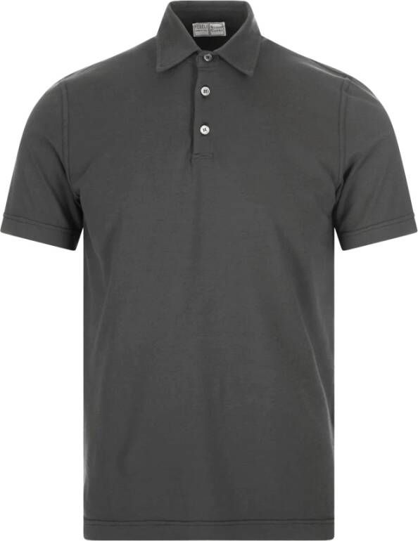 Fedeli Polo Shirts Grijs Heren