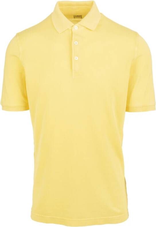 Fedeli Polo t-shirt Yellow Heren