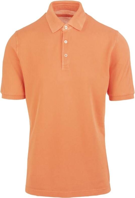 Fedeli Polo t-shirt Oranje Heren