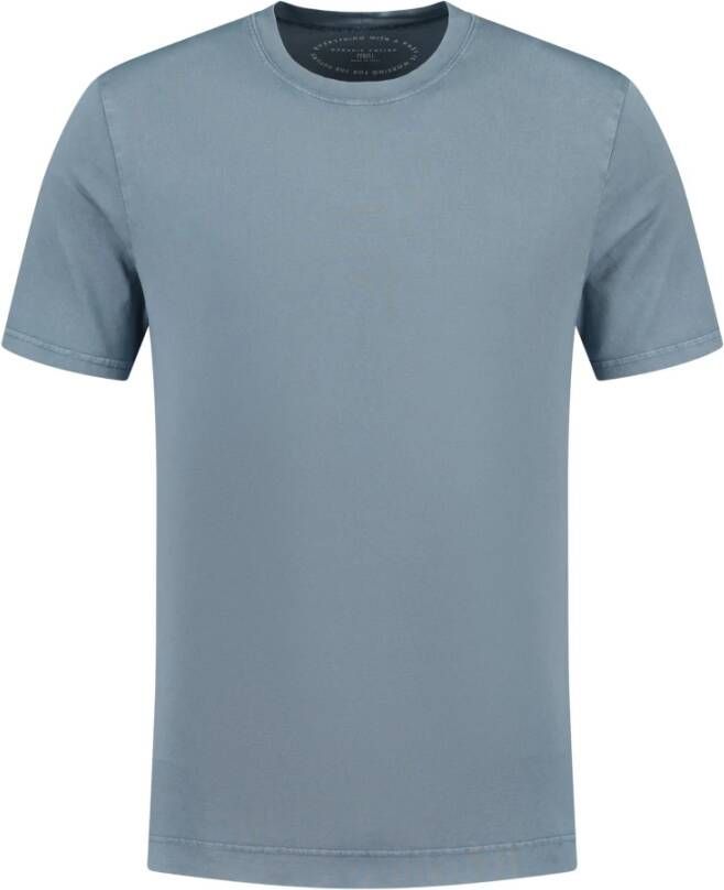 Fedeli T-Shirt Blauw Heren