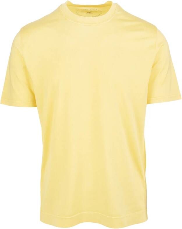 Fedeli t-shirt Yellow Heren