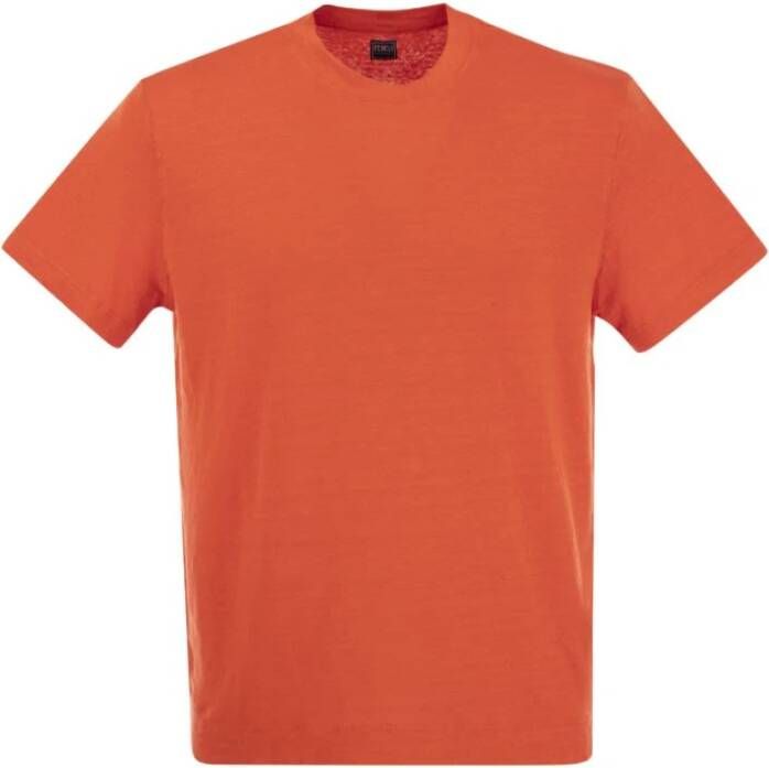 Fedeli T-Shirts Oranje Heren