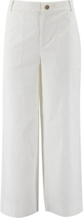 Fedeli Wide Trousers White Dames