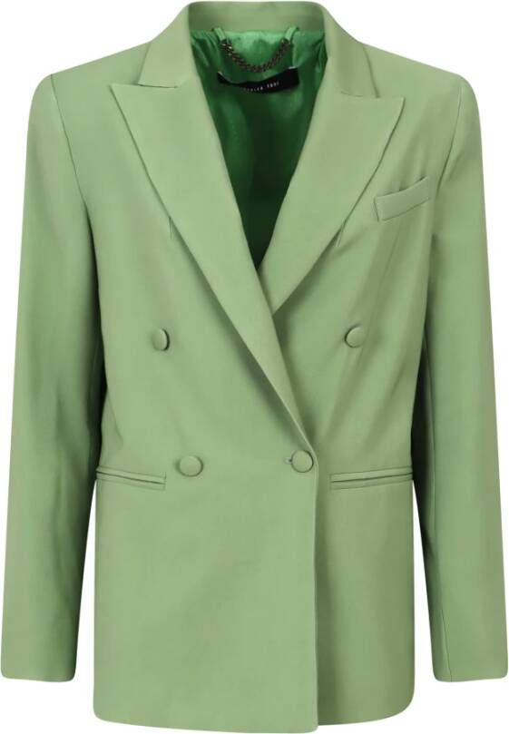Federica Tosi Formal Blazers Groen Dames