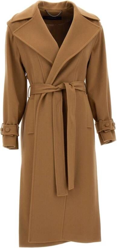Federica Tosi Trench Coats Brown Dames