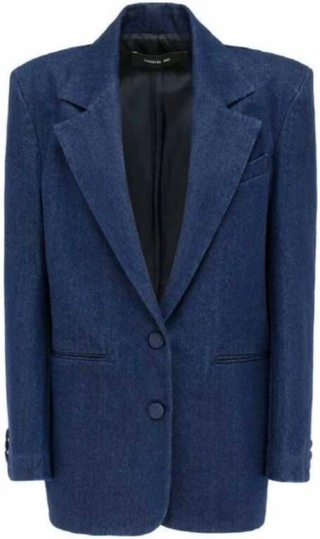 Federica Tosi Coats Blauw Dames