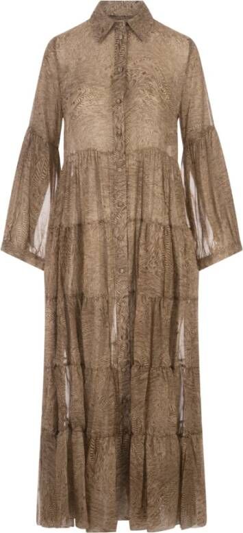 Federica Tosi Maxi Dresses Bruin Dames