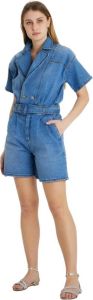 Federica Tosi Playsuits Blauw Dames