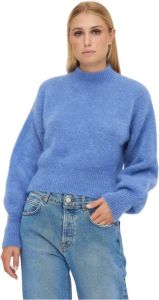 Federica Tosi Round-neck Knitwear Blauw Dames