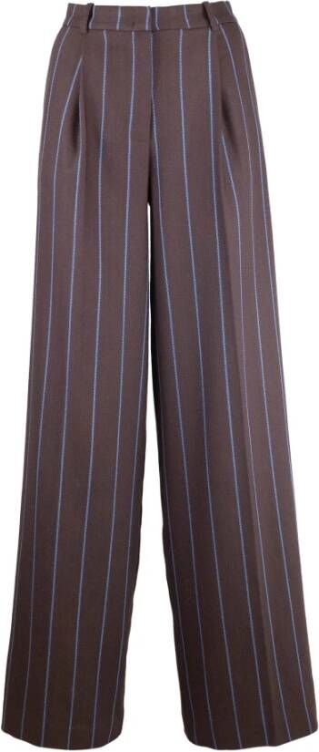 Federica Tosi Straight Trousers Bruin Dames