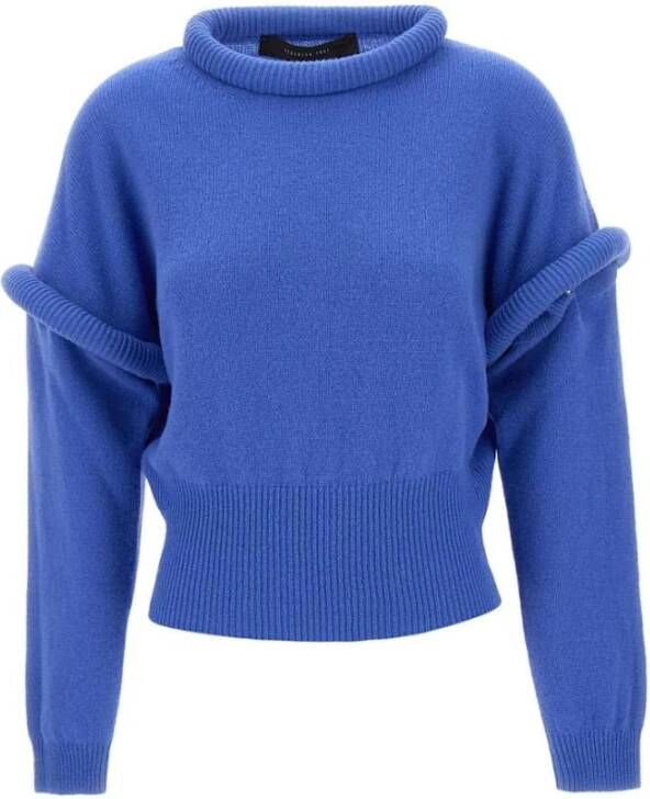 Federica Tosi Sweaters Blauw Dames
