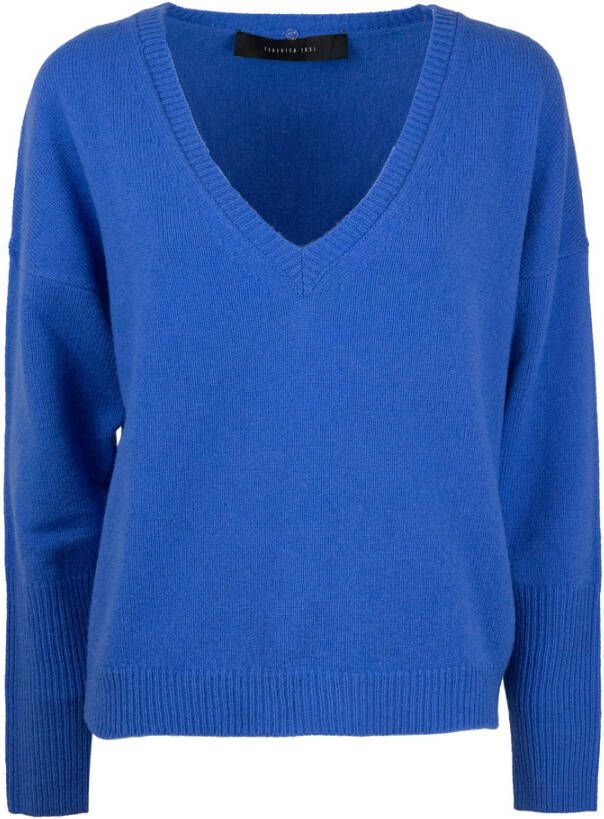 Federica Tosi Sweaters Blue Blauw Dames