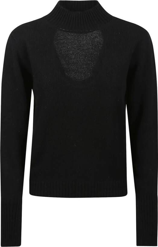 Federica Tosi Turtleneck Sweater Zwart Dames