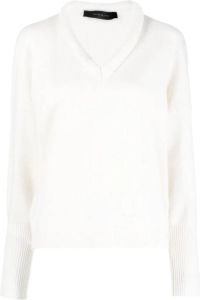 Federica Tosi V-neck Knitwear Wit Dames