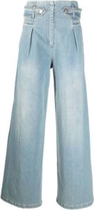 Federica Tosi Wide Jeans Blauw Dames