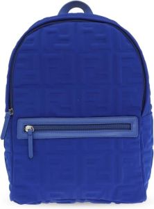 Fendi Backpack with a monogram Blauw Dames