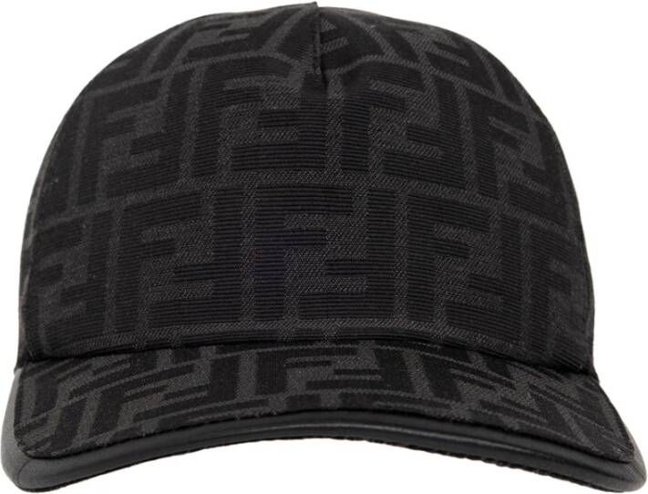 Fendi Baseballpet Zwart Heren