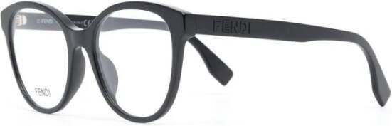 Fendi Klassiek Zwart Optisch Montuur Black Dames