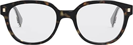 Fendi Bruine Ss23 Dames Optische Brillen Bruin Dames