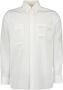 Fendi Klassiek overhemd met lange mouwen en meerdere zakken White Heren - Thumbnail 1