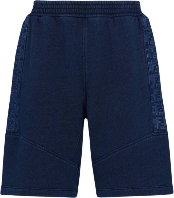 Fendi Casual Shorts Blauw Heren