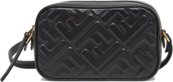 Fendi Crossbody bags Camera Case Leather in zwart