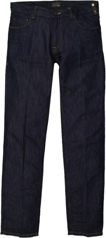 Fendi Italiaanse Straight Jeans voor Heren Blauw Heren