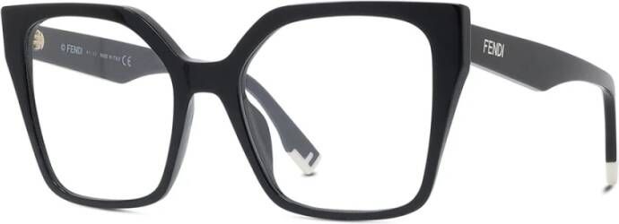 Fendi Klassiek Zwart Optisch Montuur Black Dames