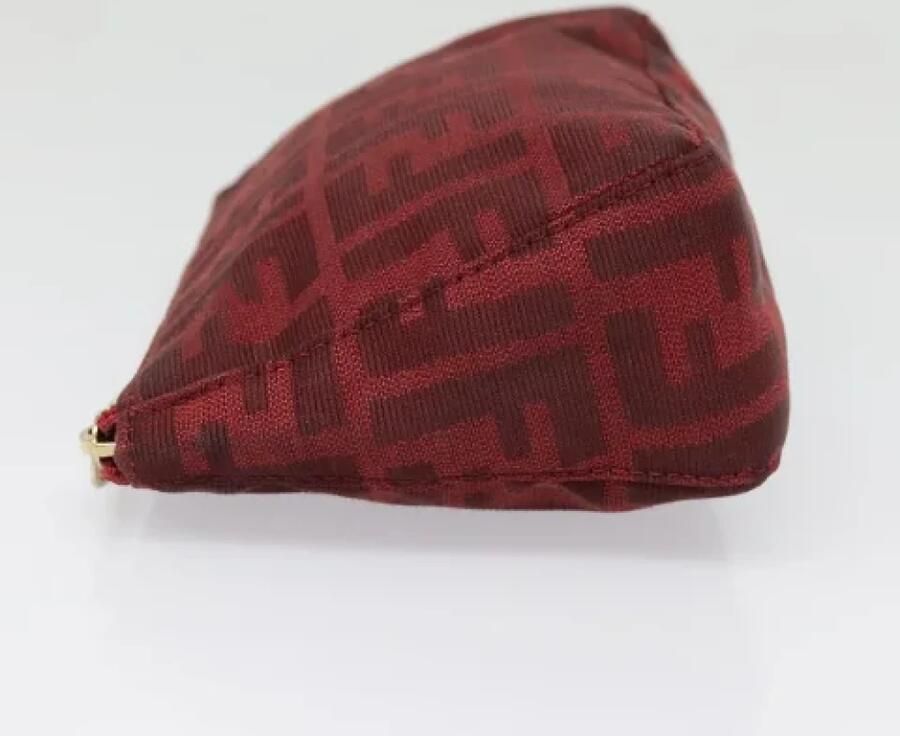 Fendi Vintage Pre-owned Canvas clutches Red Dames - Foto 8