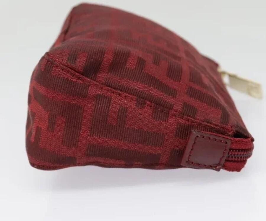 Fendi Vintage Pre-owned Canvas clutches Red Dames - Foto 7