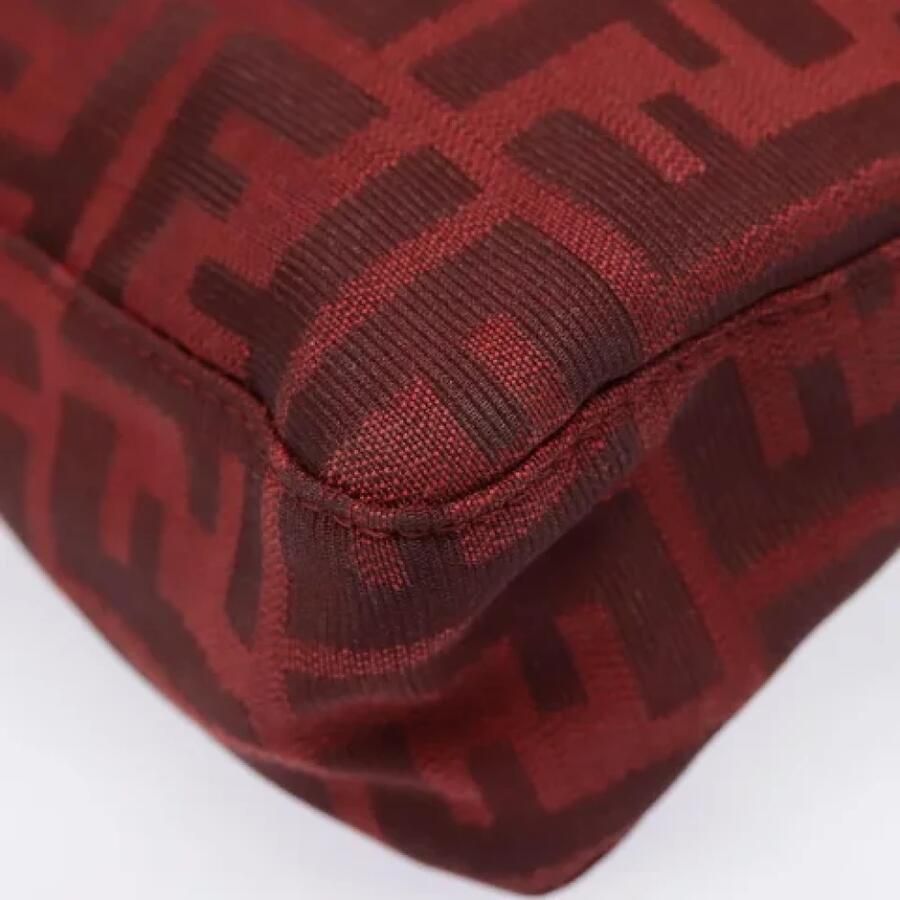 Fendi Vintage Pre-owned Canvas clutches Red Dames - Foto 3