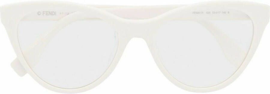 Fendi Stijlvolle Fe50017I White Unisex