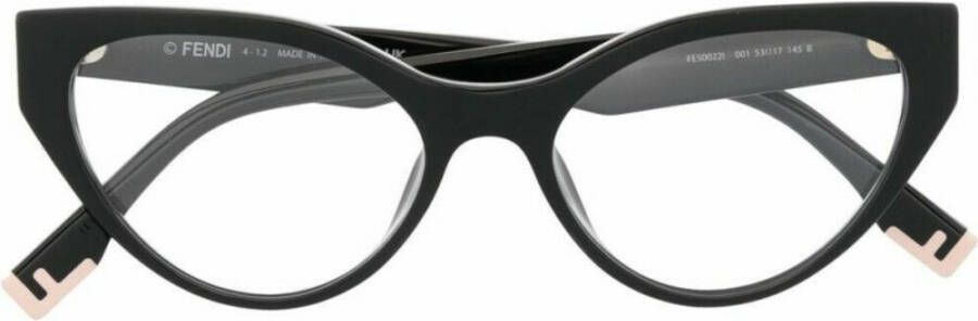 Fendi Glasses Zwart Dames