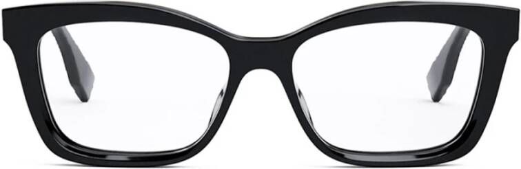 Fendi Zwarte Ss23 Dames Optische Brillen Zwart Dames