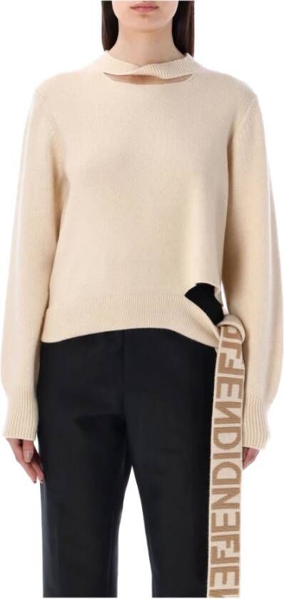 Fendi Knitwear Beige Dames