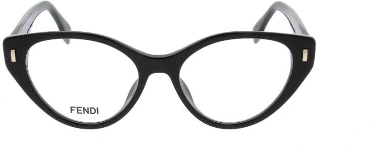 Fendi Stijlvolle Bril voor een Elegant Uiterlijk Black Unisex