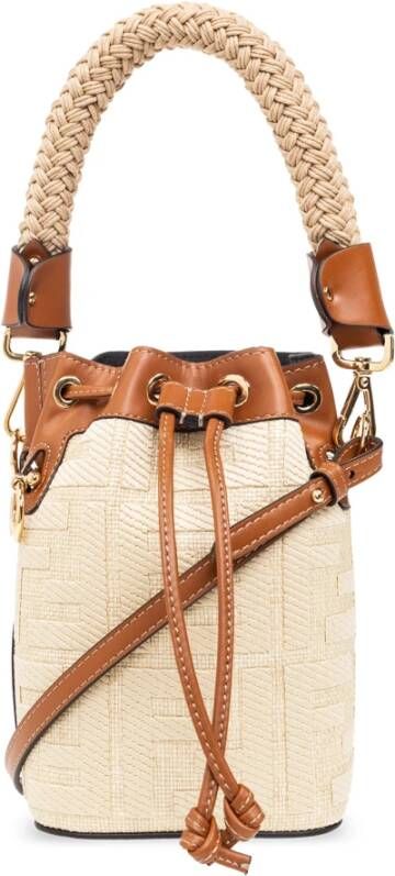 Fendi Mon Tresor schoudertas Beige Dames