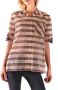 Fendi Multicolor Lente Zomer Shirt Brown Dames - Thumbnail 1