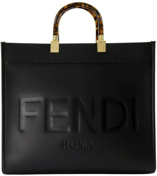 Fendi Crossbody bags Sunshine Tote Bag in zwart