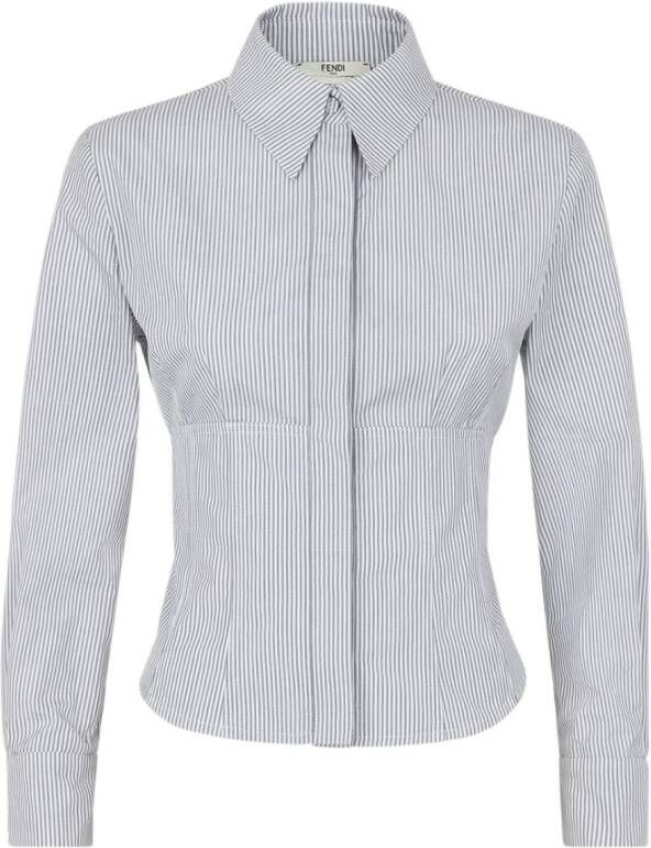Fendi Shirts Grey Grijs Dames