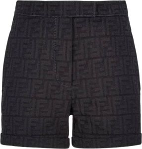 Fendi Short Shorts Zwart Dames