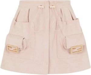 Fendi Short Skirts Roze Dames