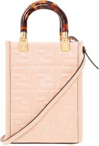 Fendi Sunshine Mini shoulder bag Roze Dames
