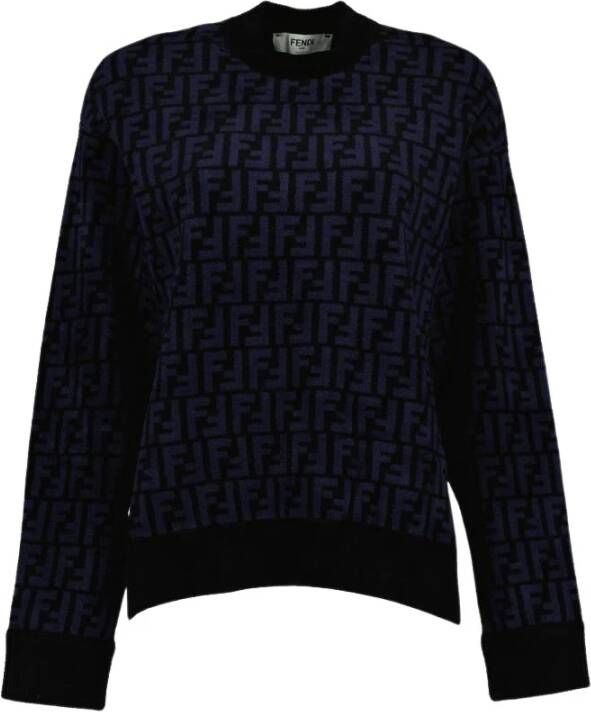 Fendi Truien met ronde hals Zwart Dames