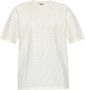 Fendi Ronde hals korte mouwen T-shirt White Dames - Thumbnail 1
