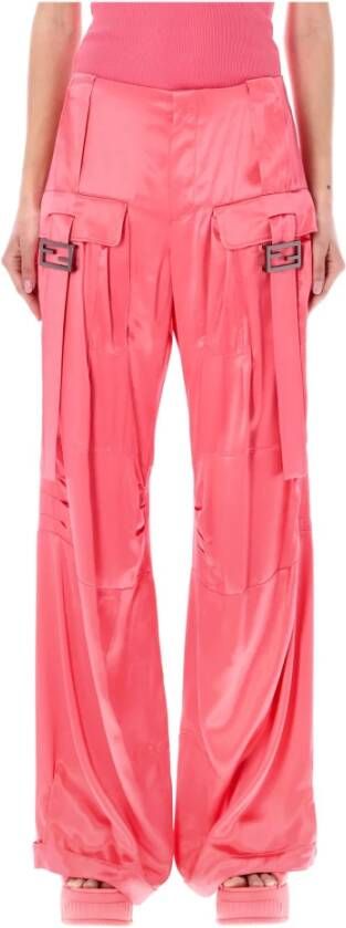 Fendi Trousers Roze Dames